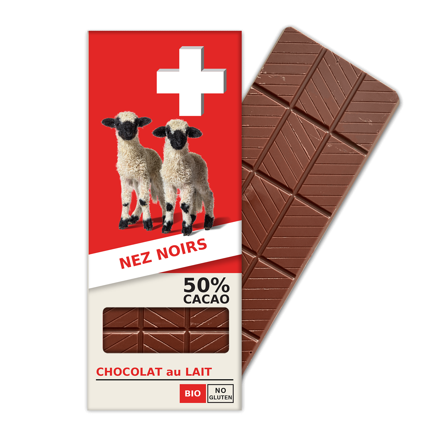 NEZ NOIRS: Swiss Milk Chocolate 50% Cacao (BLF1-S)