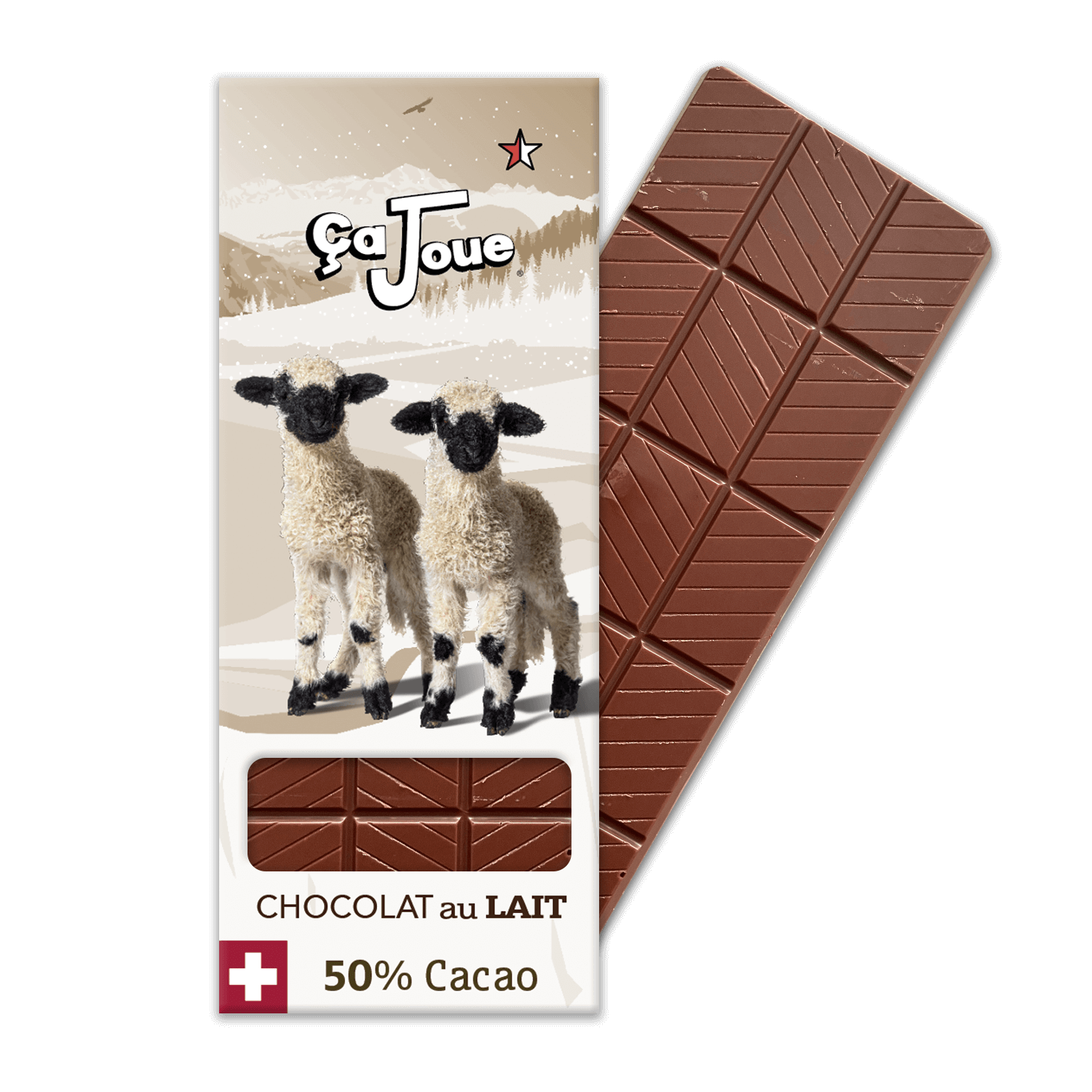 Nez Noirs: Swiss Milk Chocolate 50% Cacao (BLF1-en)