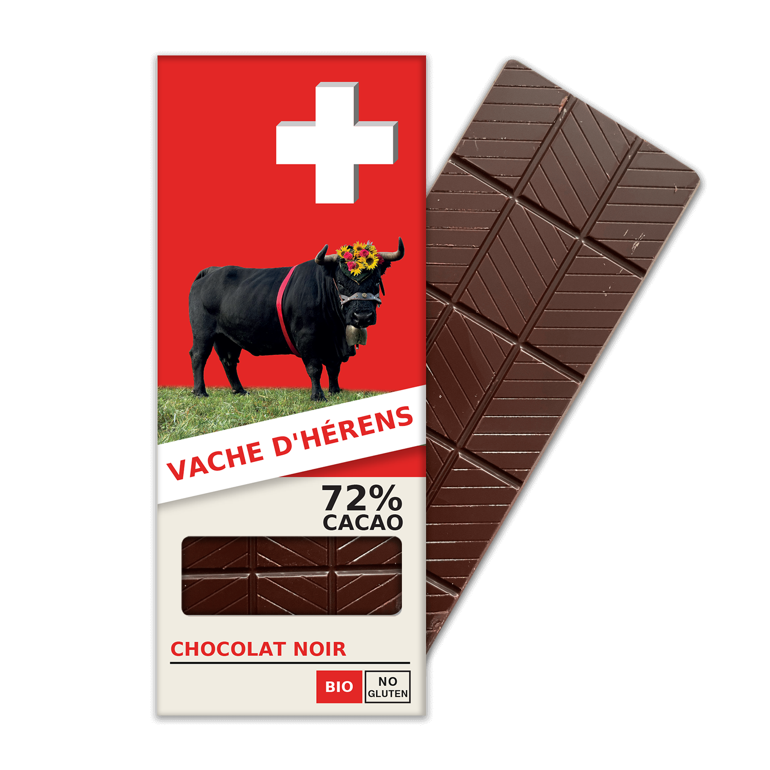 VACHE D’HÉRENS: Dark Chocolate 72% Cacao (BN1-S)