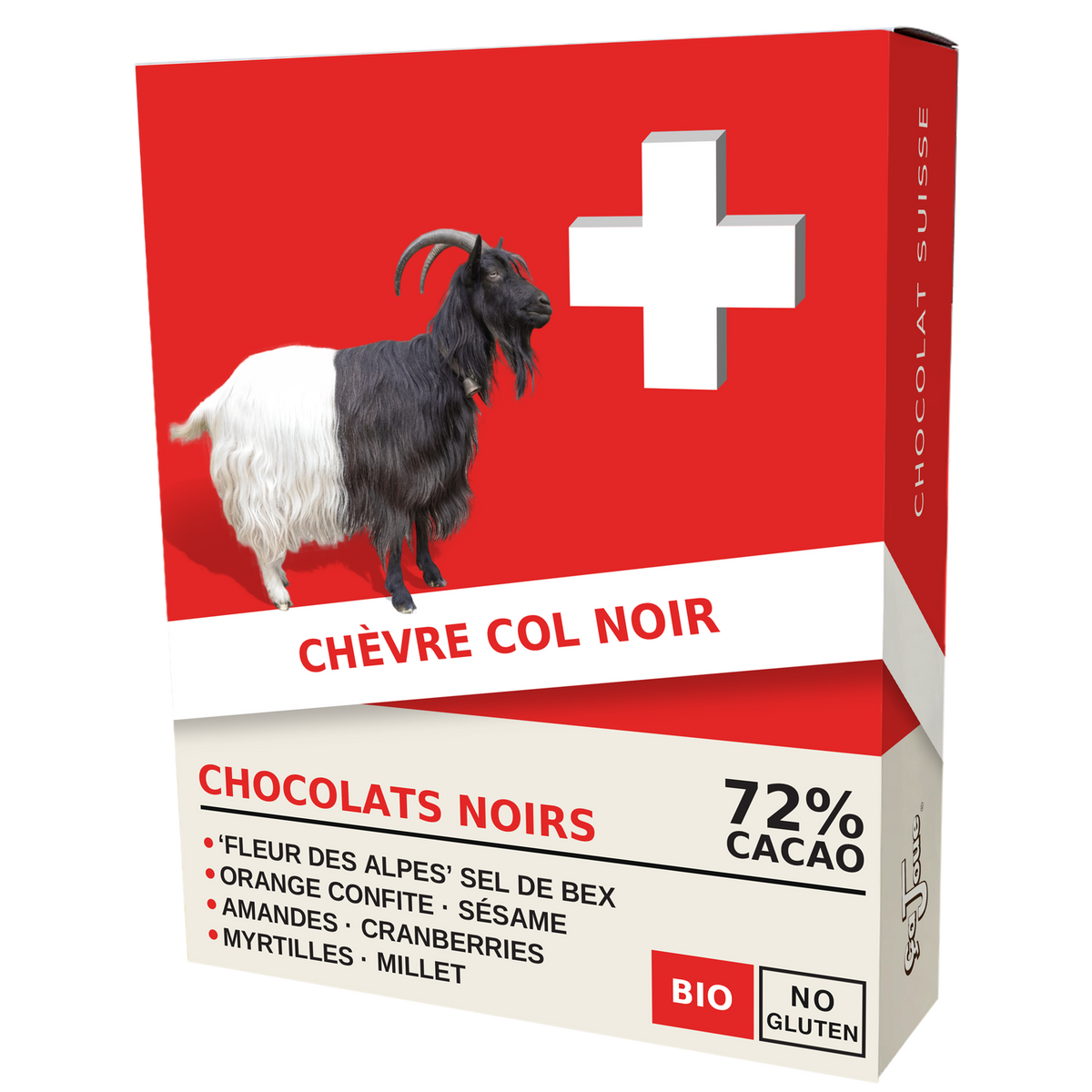 Gift-box of 4 Dark Chocolates (GB1-S-en)