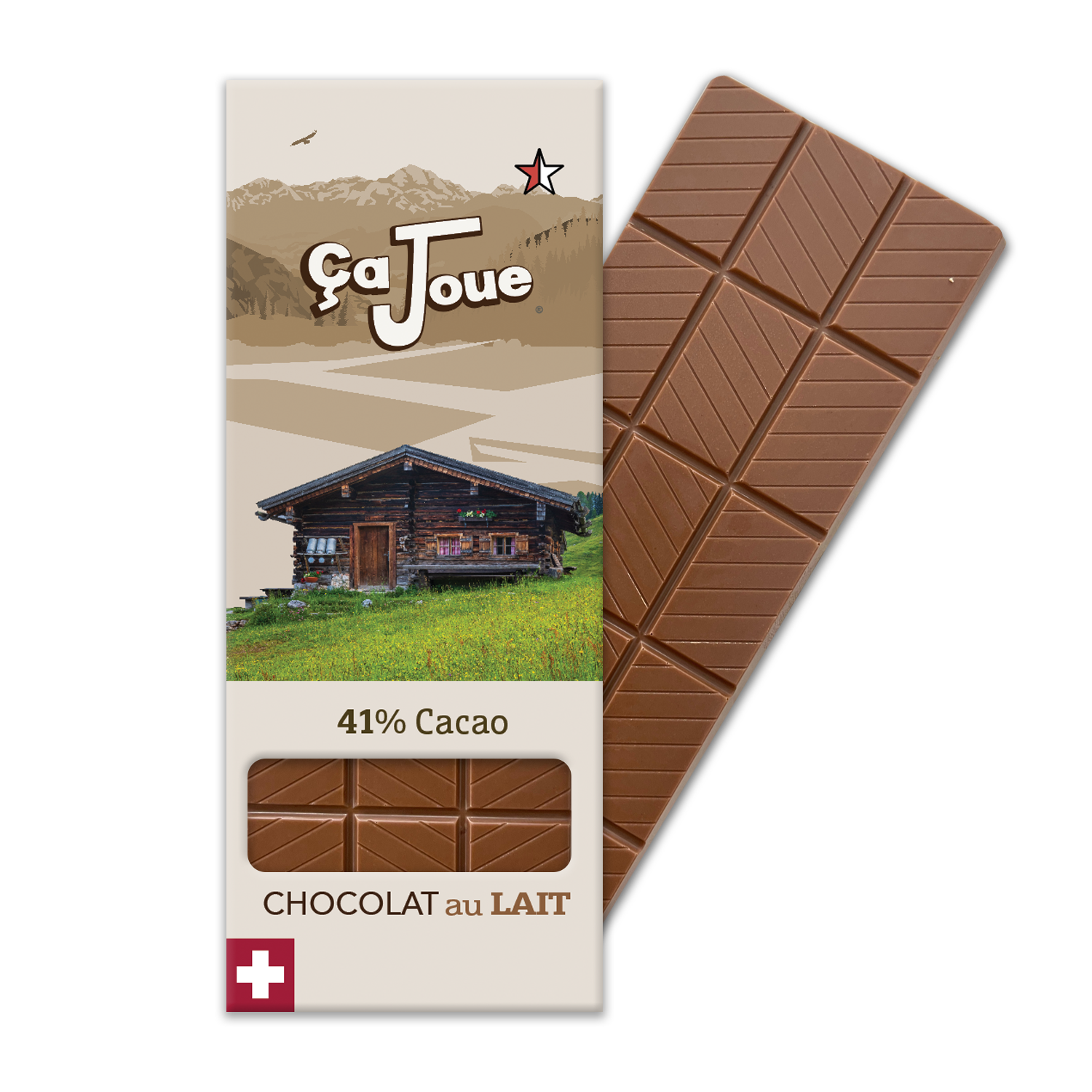 Chocolat au Lait suisse 41% Cacao