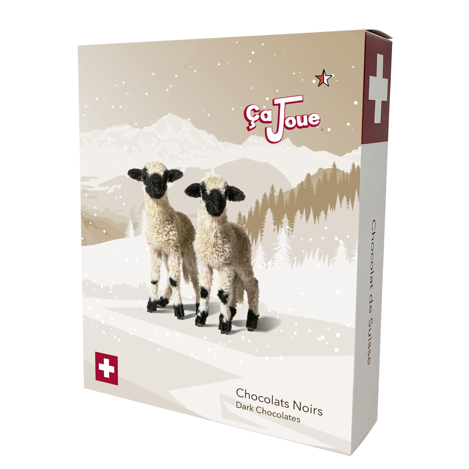 Coffret Cadeau Sélection de 4 Chocolats Noirs (D2-fr)