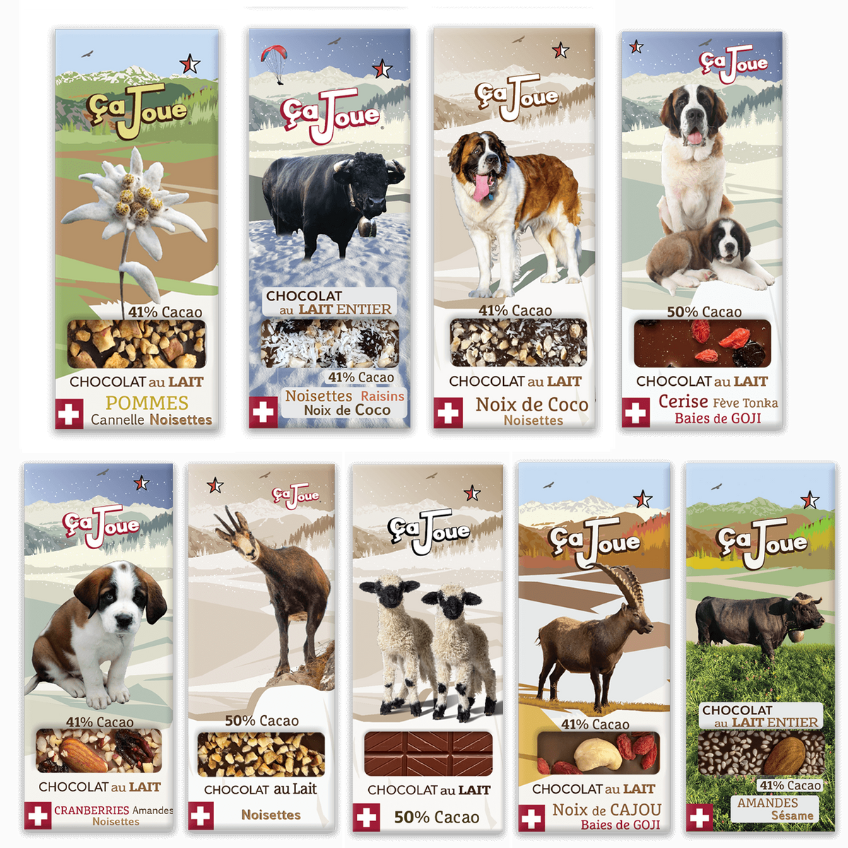 9 Milk Chocolates - (WGB9-3-en)